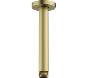 BRAZO A TECHO REDONDO 15 CM BRUSHED PVD GOLD